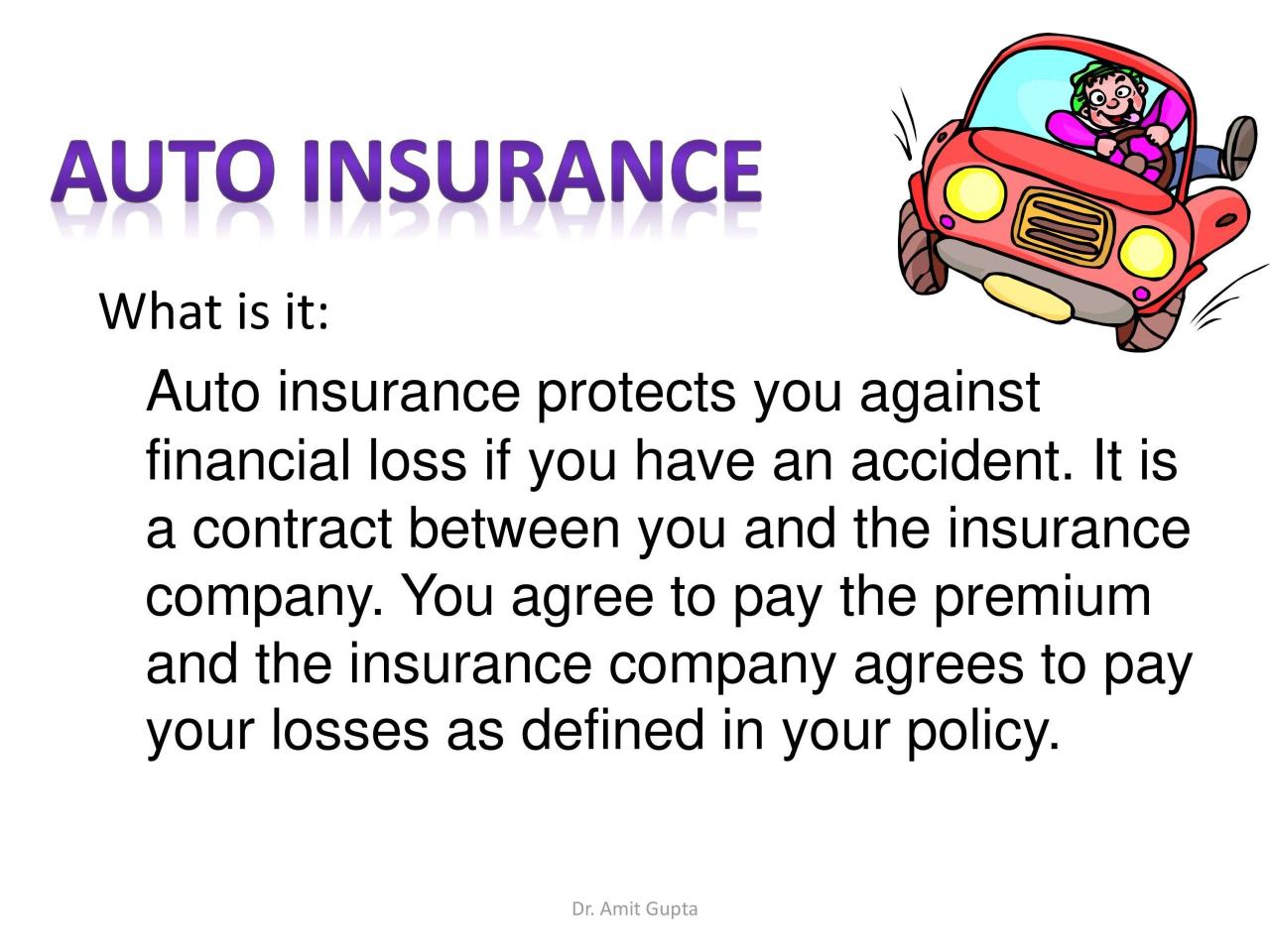 Car insurance explained