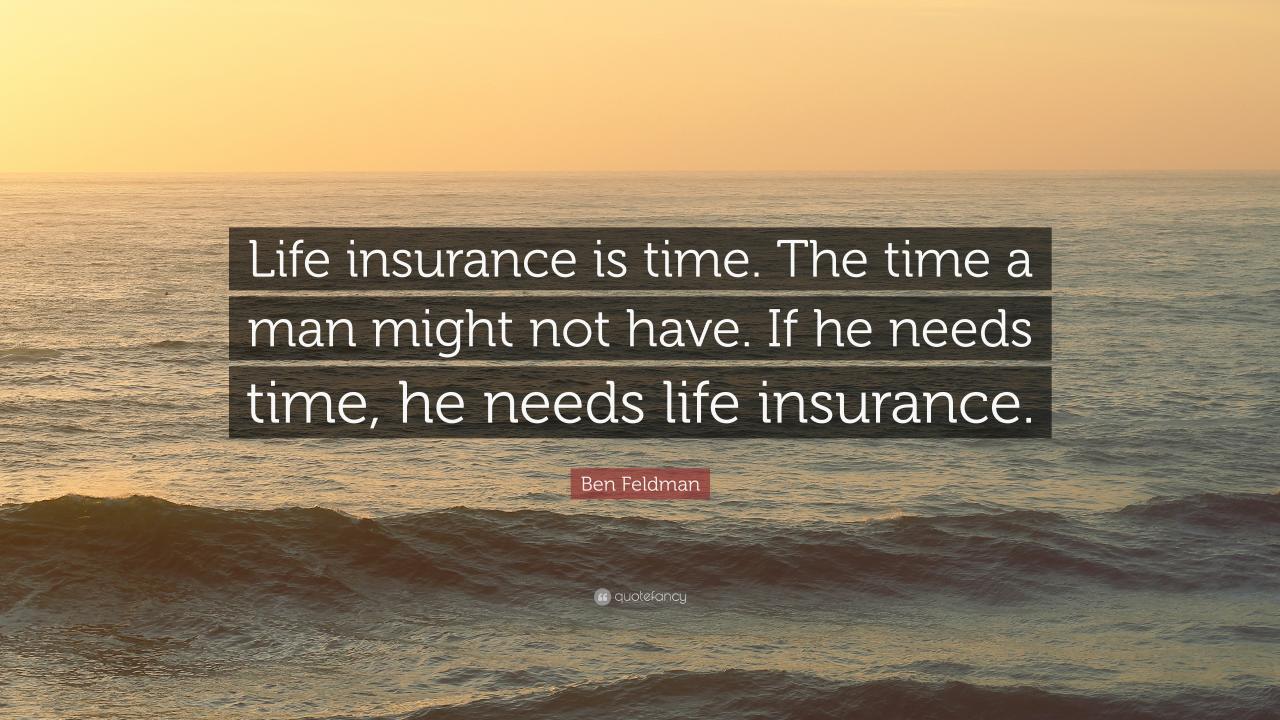 Quotations for life insurance