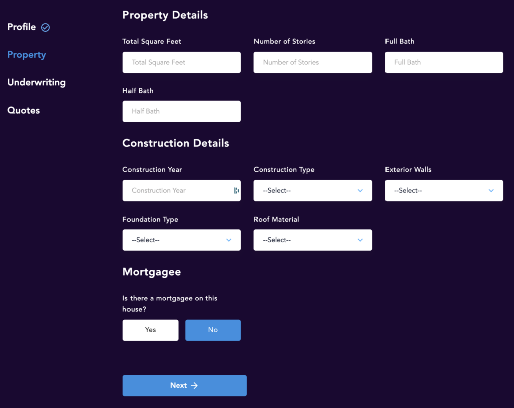 Home insurance calculator