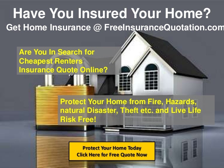 Cheap renters insurance quotes