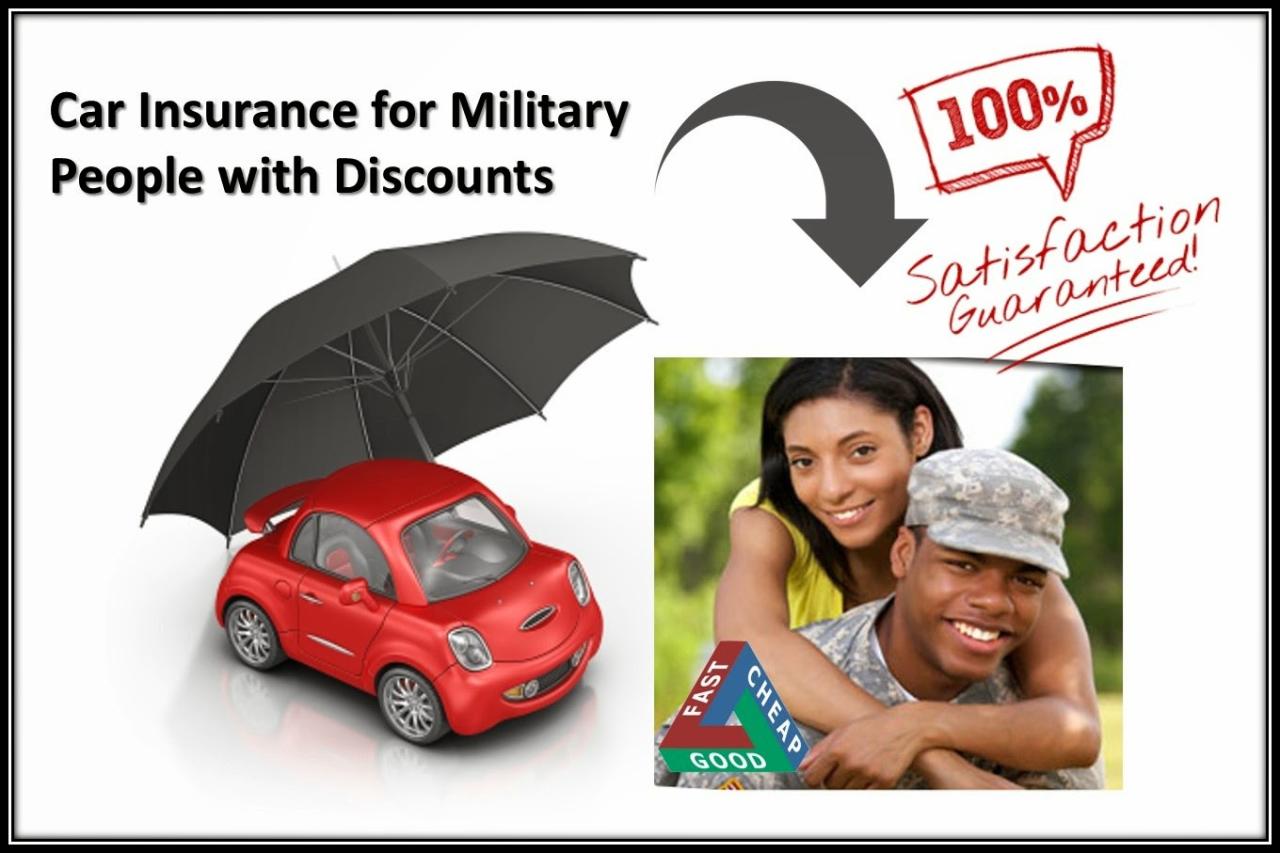 Military car insurance