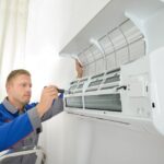 Air conditioner condenser exterior or interior in insurance claim