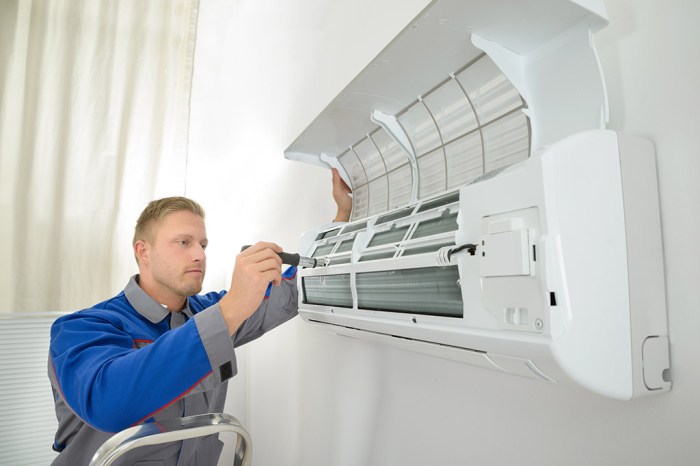 Air conditioner condenser exterior or interior in insurance claim