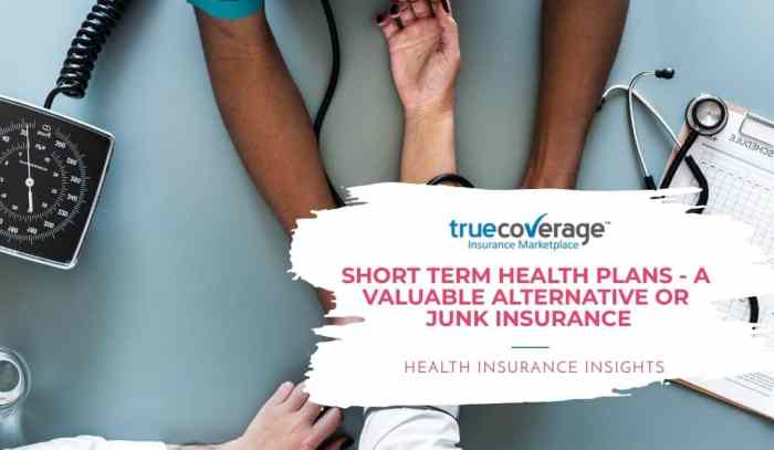 Short term health insurance