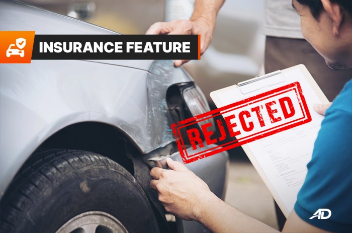 Any record for rejected homeowner insurance claims